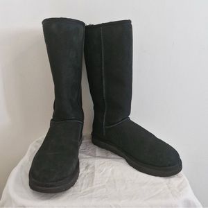 Black Tall UGG Boots Size 10 women’s